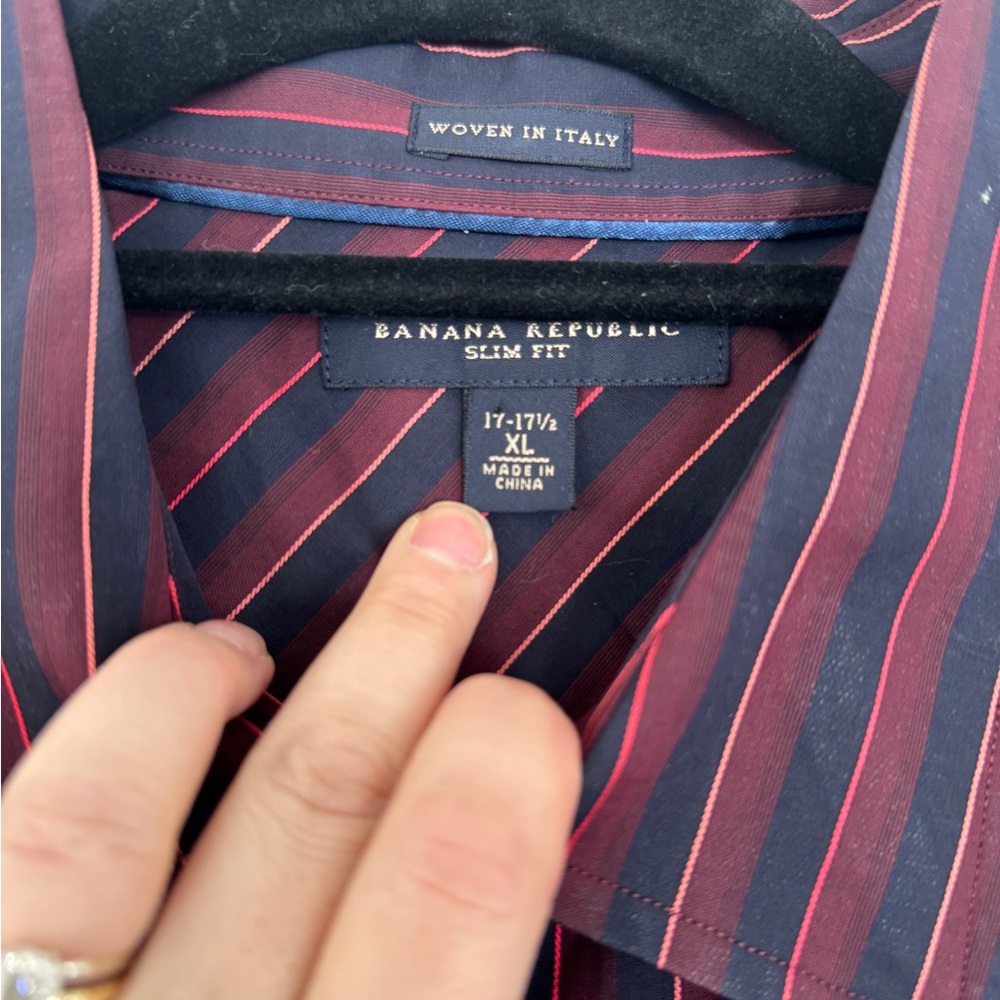 Banana Republic Slim Fit Striped Shirt